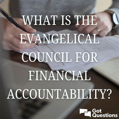evangelical council for financial accountability|evangelical free church of america.